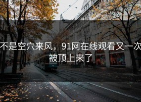 不是空穴来风，91网在线观看又一次被顶上来了